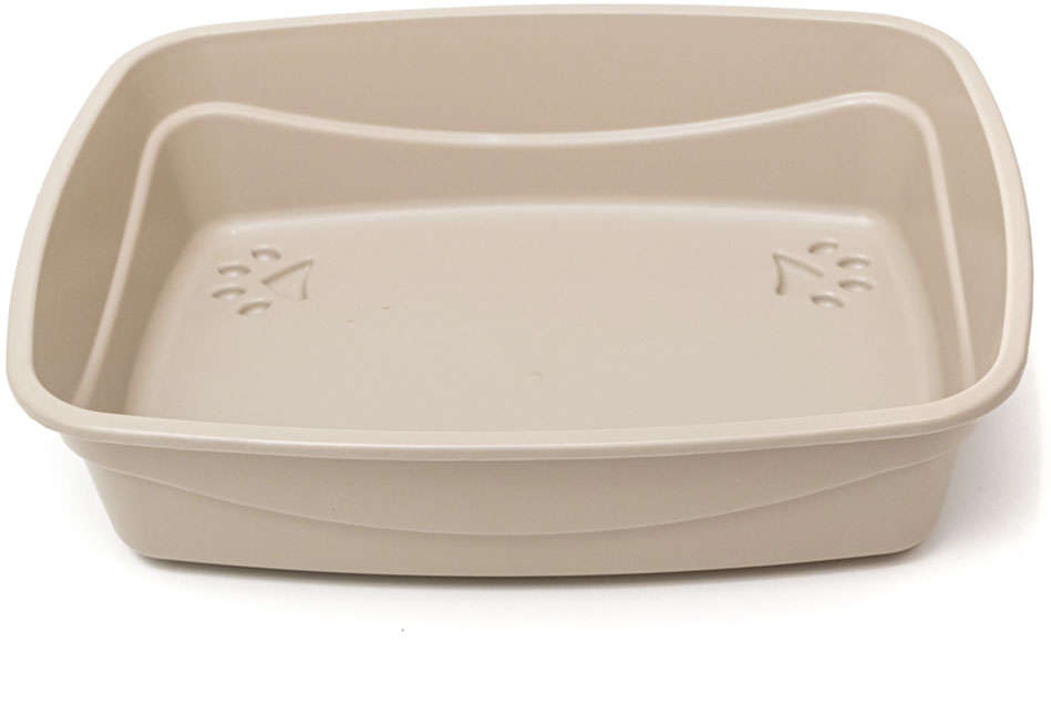 Bandeja Higiênica Pet Injet Master Cat Com Borda Design Nude - Tam. Único