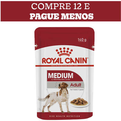 Ração Royal Canin Sachê Size Health Nutrition Wet para Cães Adultos Raças Médias