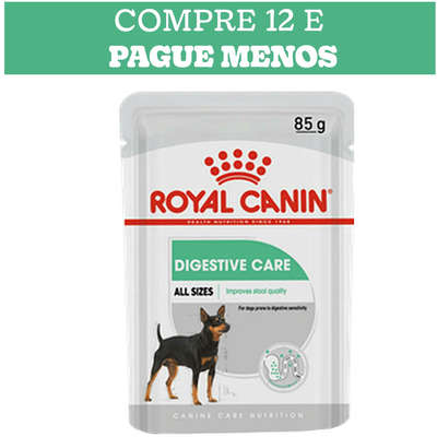 Ração Royal Canin Sachê Digestive Care Wet para Cães
