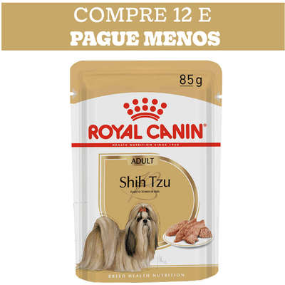 Ração Royal Canin Sachê Breed Health Nutrition para Cães Adultos Shih Tzu
