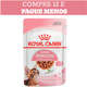 Ração Úmida Royal Canin Sachê Pedaços ao Molho Kitten Sterilised para Gatos Filhotes Castrados