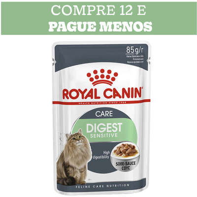 Ração Royal Canin Sachê Feline Care Digest Sensitive para Gatos