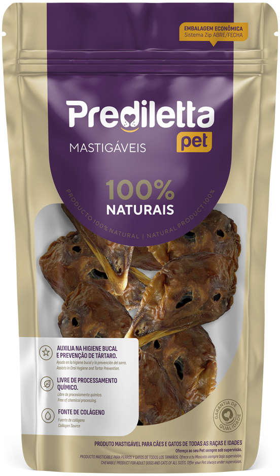 Petisco Prediletta Pet para Cães Cabeça de Frango - 6 Unidades