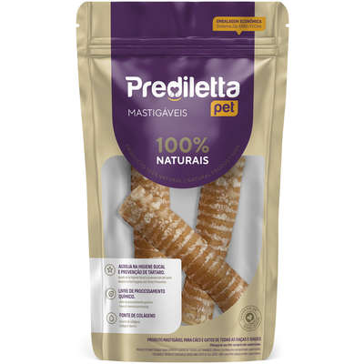 Petisco Prediletta Pet para Cães Traquéia Bovina