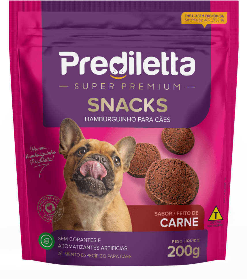 Snack Prediletta Pet para Cães Hamburguinho - 200 g