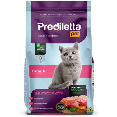 Ração Seca Prediletta Pet Carne e Vegetais para Gatos Filhotes