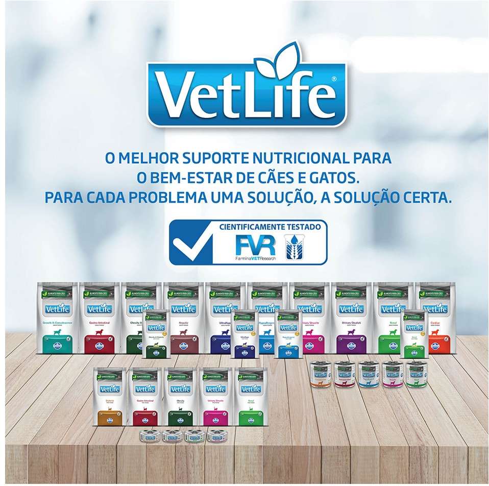 Ração Farmina Vet Life Natural Hepatic para Cães com Insuficiência Hepática - 2Kg