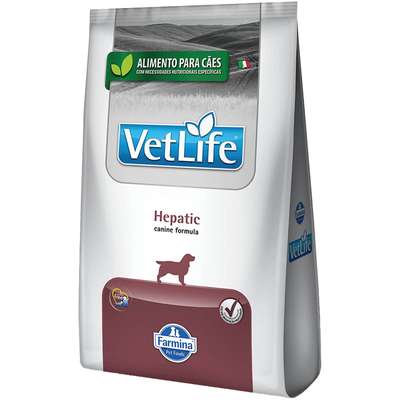 Ração Farmina Vet Life Natural Hepatic para Cães com Insuficiência Hepática
