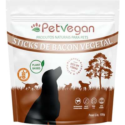 Sticks PetVegan para Cães Sabor Bacon Vegetal