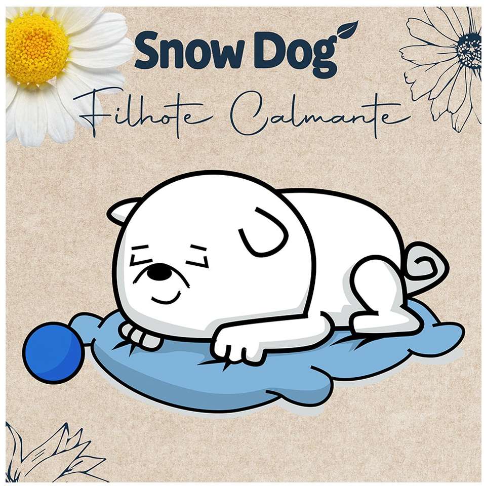 Ração Seca Snow Dog Calmante para Cães Filhotes Porte Pequeno - 20Kg