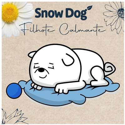 Ração Seca Snow Dog Flores Calmante para Cães Filhotes Porte Pequeno