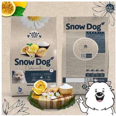 Ração Seca Snow Dog Flores Calmante para Cães Filhotes Porte Pequeno