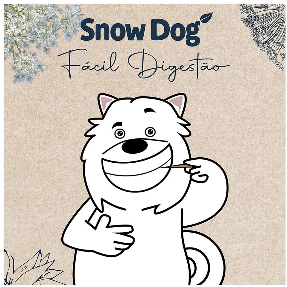 Ração Seca Snow Dog Fácil Digestão para Cães Adultos Porte Pequeno - 10,1Kg