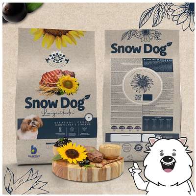 Ração Seca Snow Dog Flores Longevidade para Cães Adultos Porte Pequeno