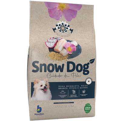 Ração Seca Snow Dog Flores Cuidado da Pele para Cães Adultos Porte Pequeno
