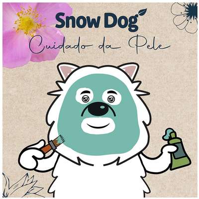 Ração Seca Snow Dog Flores Cuidado da Pele para Cães Adultos Porte Pequeno