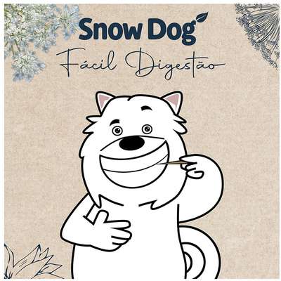 Ração Seca Snow Dog Fácil Digestão para Cães Adultos Porte Médio e Grande