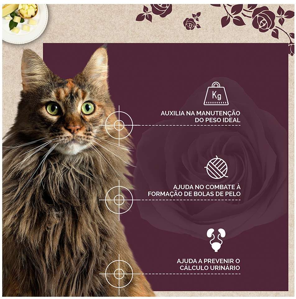 Ração Seca Snow Cat Flores Cuidado Urinário para Gatos Castrados - 10,1Kg