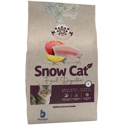 Ração Seca Snow Cat Flores Fácil Sujestão para Gatos Adultos