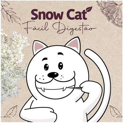 Ração Seca Snow Cat Flores Fácil Sujestão para Gatos Adultos