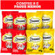 Kit Petisco Dreamies para Gatos Adultos 4 Carne e 4 Frango - 8 Unidades
