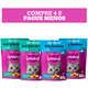 Kit Petisco Whiskas Temptations 2 Und. Pelo Saudável e 2 Und. Anti Bola de Pelo Para Gatos Adultos - 4 Unidades