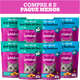 Kit Petisco Whiskas Temptations 4 Und. Pelo Saudável e 4 Und. Anti Bola de Pelo Para Gatos Adultos - 8 Unidades