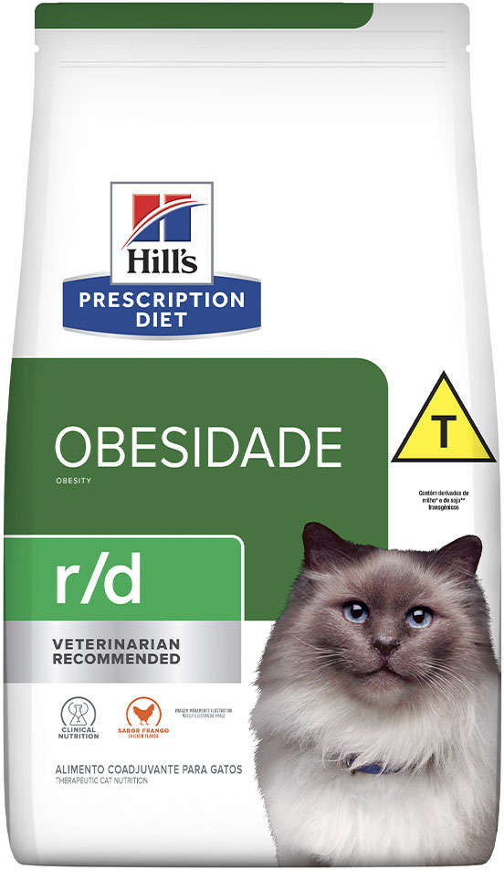 Ração Hills Feline Prescription Diet R/D Perda de Peso 1,81Kg - 1,81Kg