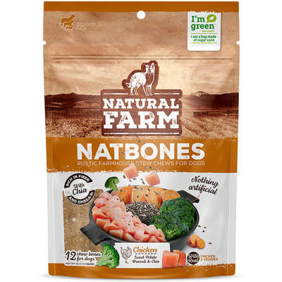 Snack Natural Farm Natbones para Cães Sabor Frango