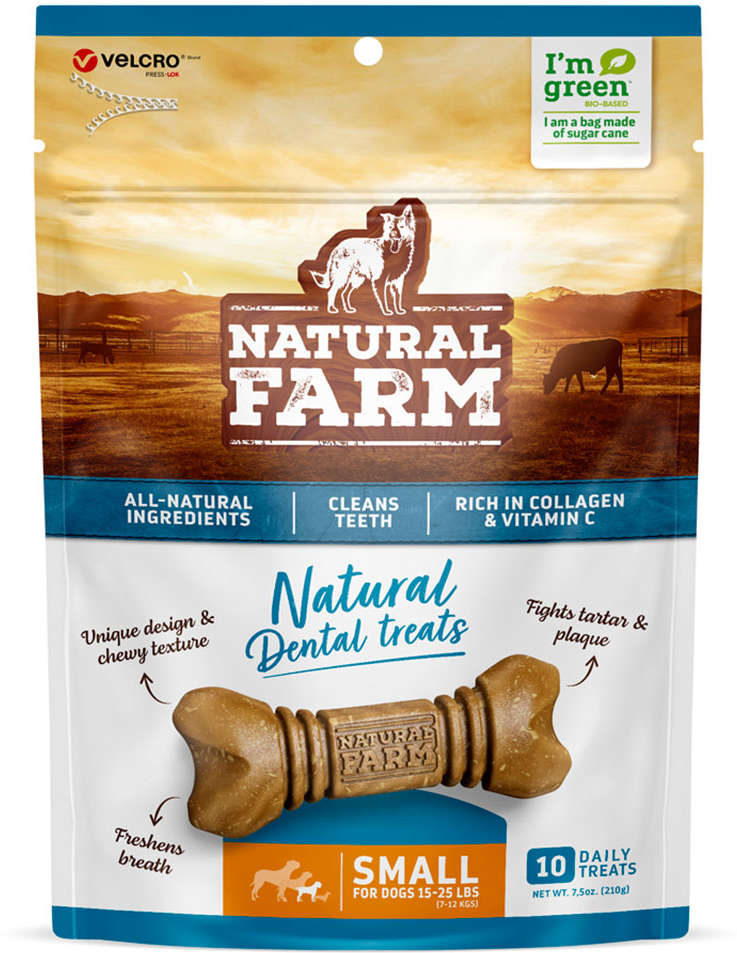 Snack Natural Farm Dental para Cães Porte Pequeno - 210 g
