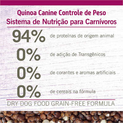 Ração Seca Farmina N&D Quinoa Controle de Peso para Cães Adultos Porte Mini