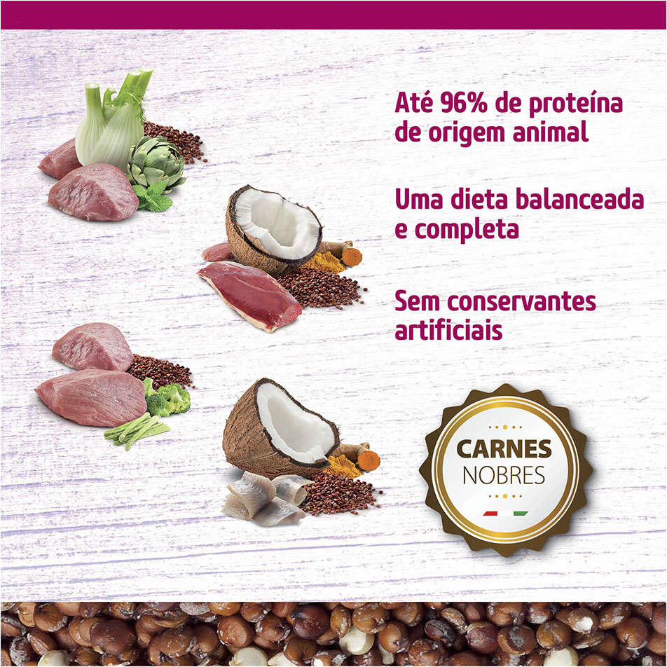 Ração Seca Farmina N&D Quinoa Pele e Pelo para Cães Adultos Porte Mini - 2,5Kg
