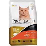 Ração Seca Pro Health Super Premium Frango Abóbora e Cranberry para Gatos Castrados - 5Kg