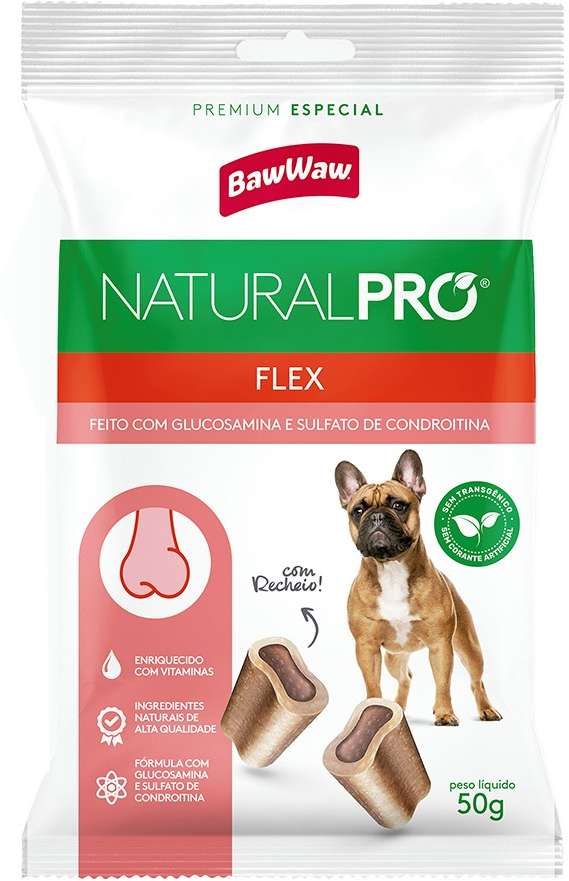 Snack Baw Waw Natural Pro para Cães Flex - 50 g