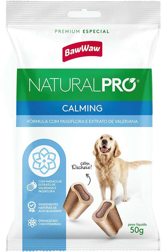 Snack Baw Waw Natural Pro para Cães Calming - 50 g