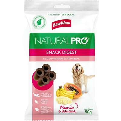 Snack Baw Waw Natural Pro para Cães Digest