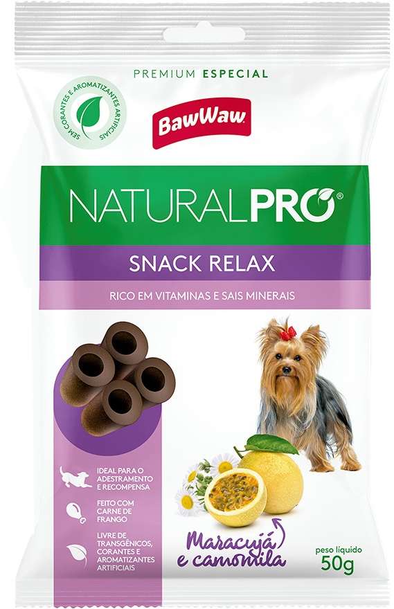 Snack Baw Waw Natural Pro para Cães Relax - 50 g