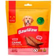 Bifinho Baw Waw para Cães Adultos Porte Grande Sabor Carne - 300 g