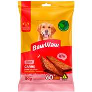 Bifinho Baw Waw para Cães Adultos Porte Grande Sabor Carne - 50 g