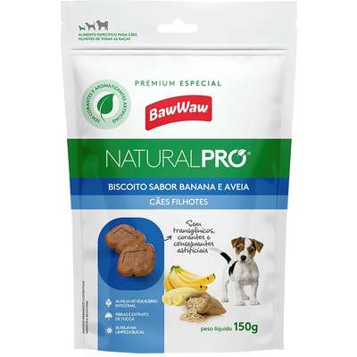 Biscoito Baw Waw Natural Pro para Cães Filhotes