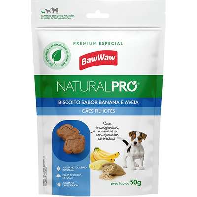 Biscoito Baw Waw Natural Pro para Cães Filhotes