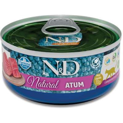 Ração Úmida Farmina N&D Natural Atum para Gatos Adultos