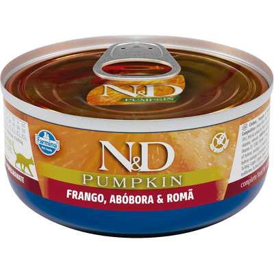Ração Úmida Farmina N&D Pumpkin Frango, Abóbora & Romã para Gatos Adultos