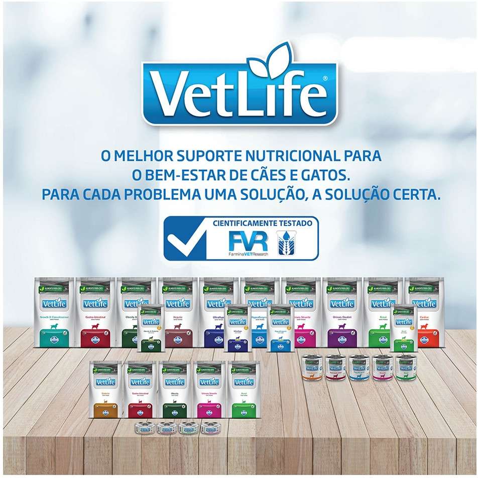 Ração Seca Farmina Vet Life Natural Hypoallergenic Pork e Potato para Gatos Adultos - 2Kg