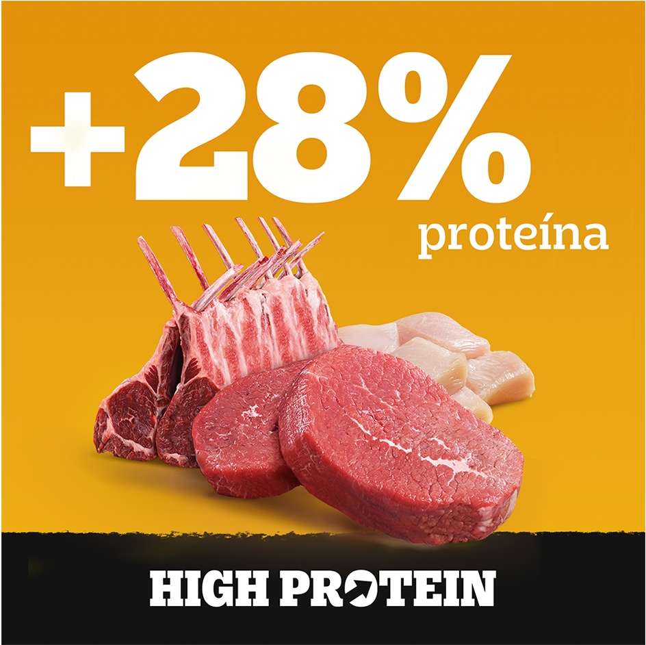 Ração Seca Pedigree High Protein Carne e Frango para Cães Adultos - 10,1Kg