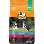 Ração Seca Cat Power Cats Can Fly Carne para Gatos Adultos - 1Kg