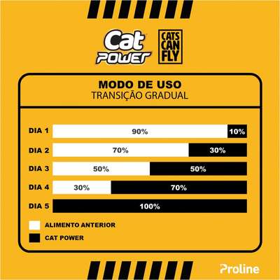 Ração Seca Cat Power Cats Can Fly Carne para Gatos Adultos