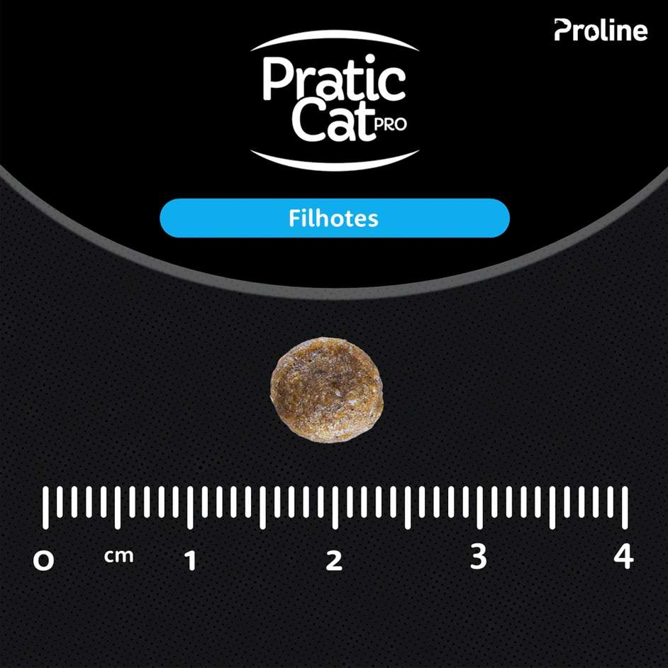 Ração Seca Pratic Cat Pro Carne e Frango para Gatos Filhotes - 10,1Kg