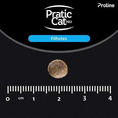 Ração Seca Pratic Cat Pro Carne e Frango para Gatos Filhotes