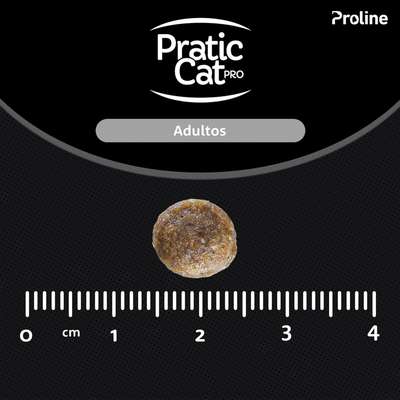 Ração Seca Pratic Cat Pro Carne e Frango para Gatos Adultos